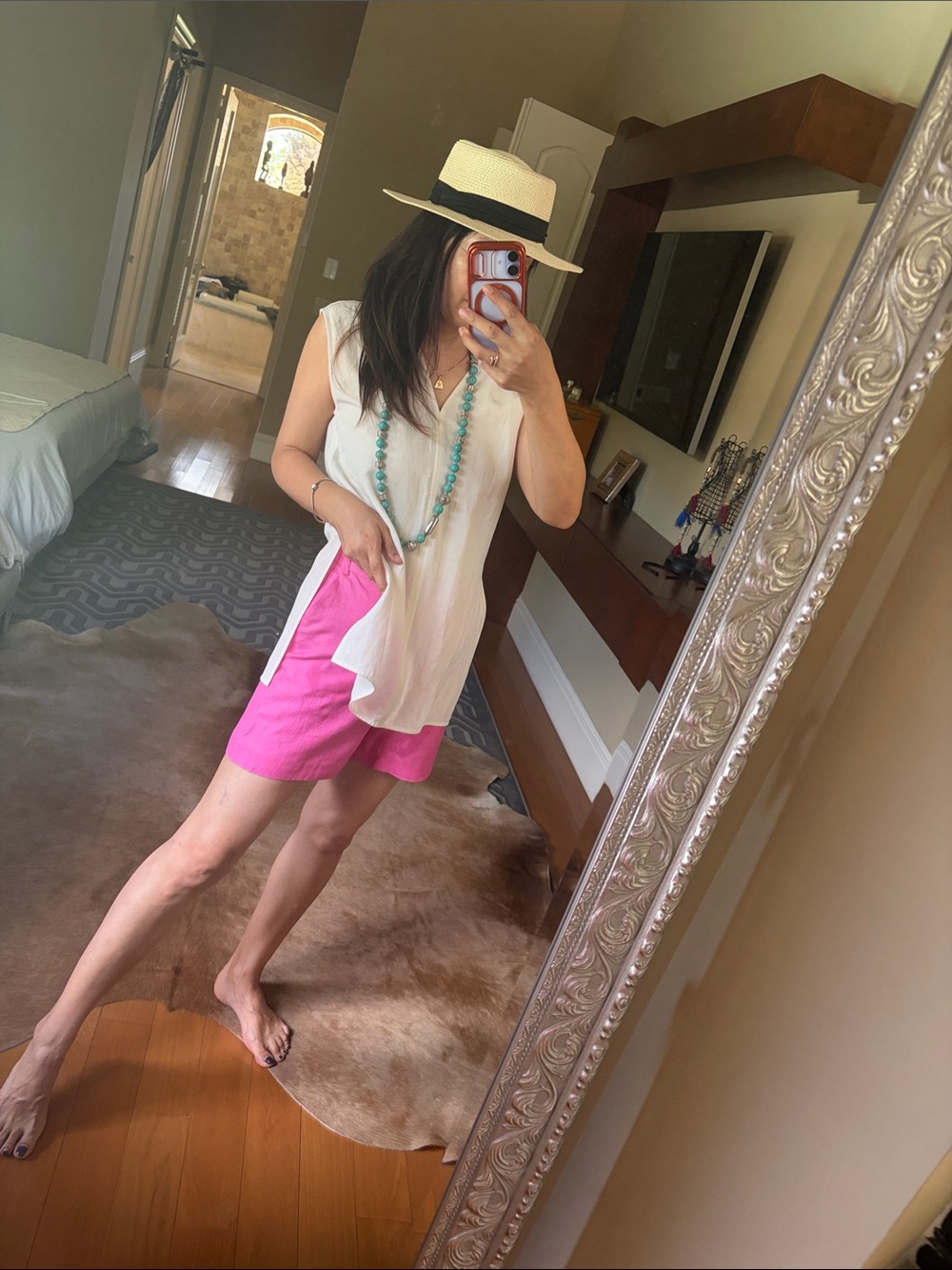High waist Malo hot pink short l25
